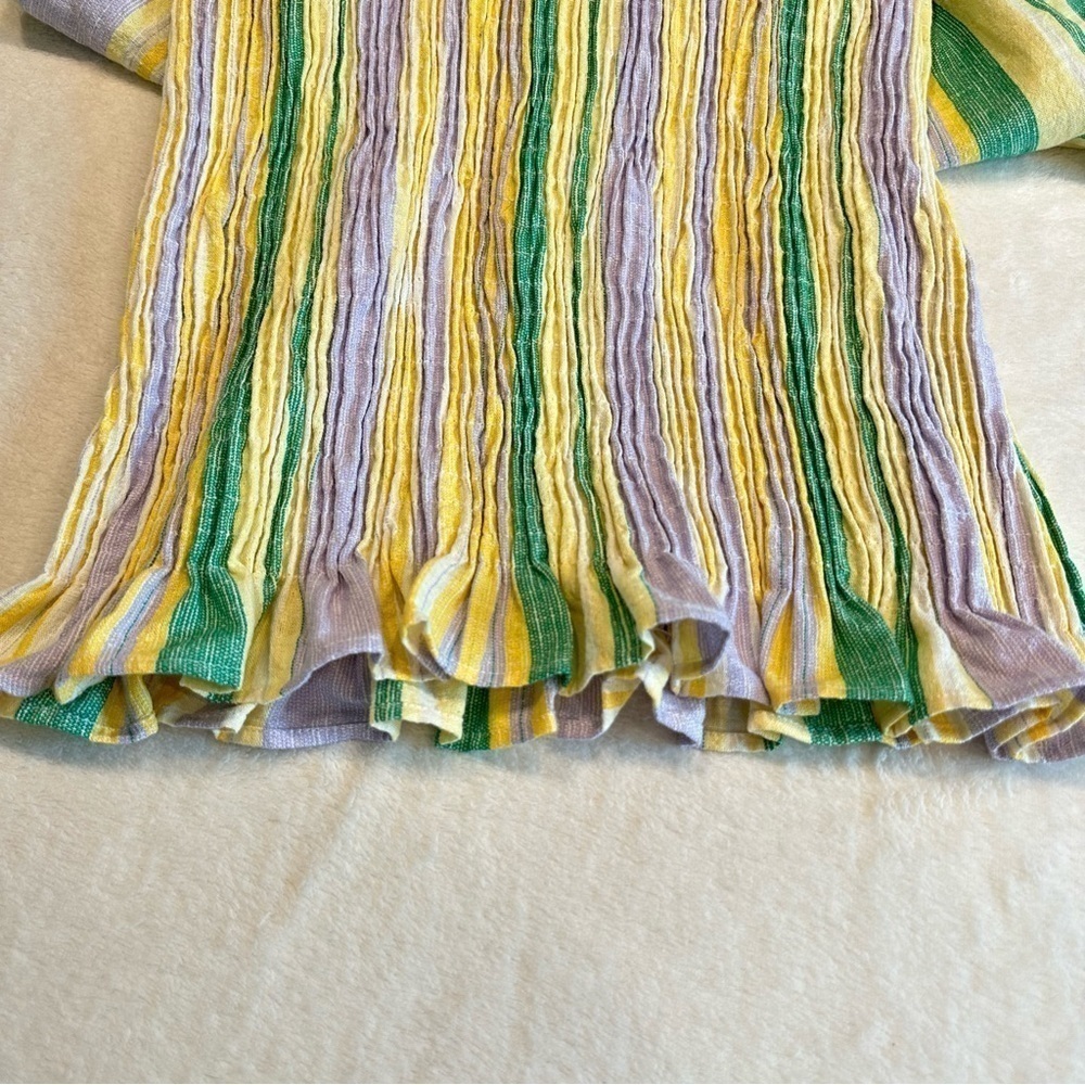 NWT Zara Pastel Striped Smocked Mini Dress "The Valery Dress" Blogger Favorite - Picture 9 of 12